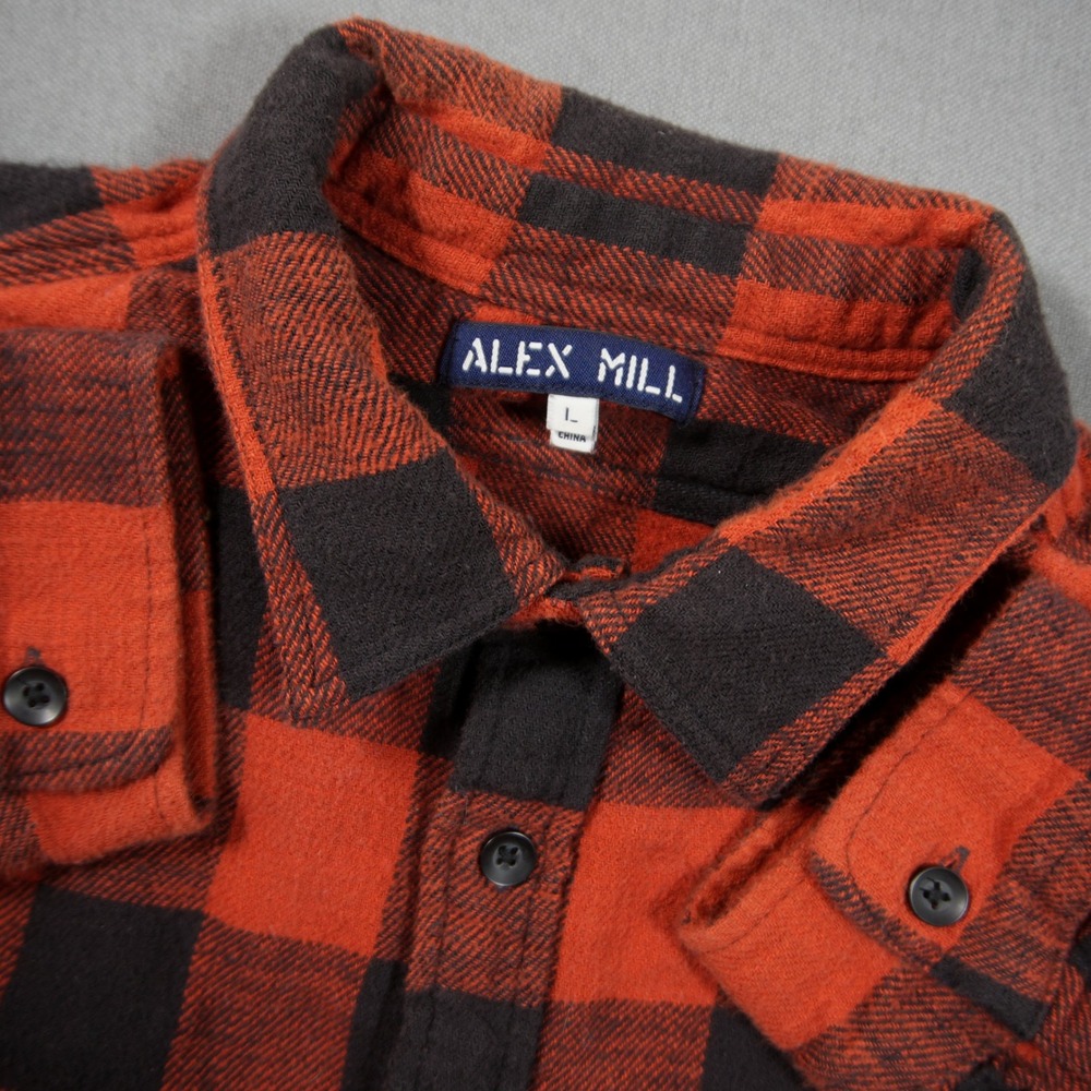 Alex Mill Buffalo Plaid Flannel Men Product L Heritage College Cabin Warm Work